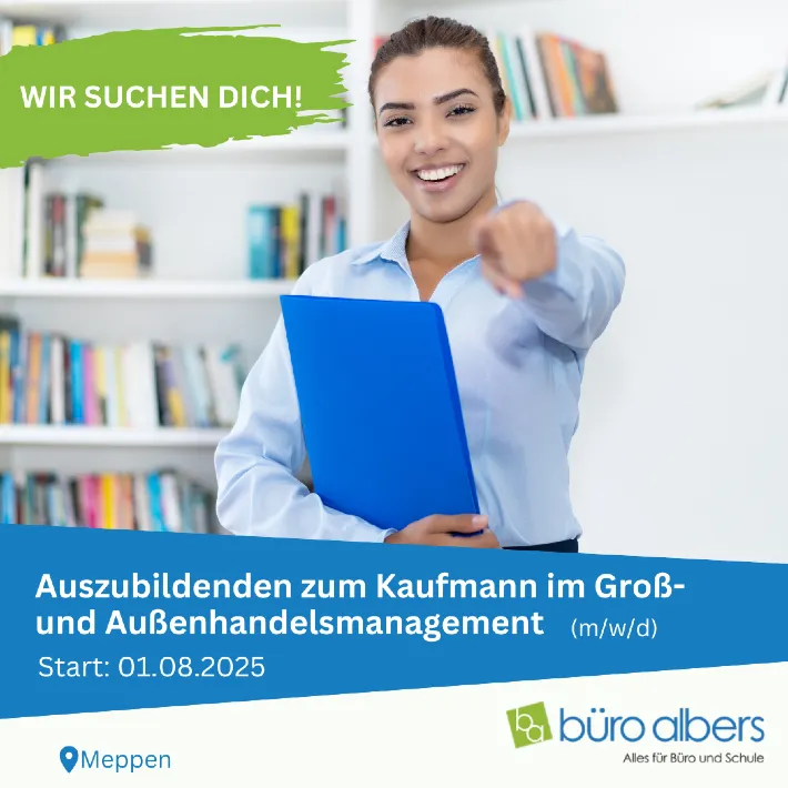 Auszubildenden zum Kaufmann im Groß- und Außenhandelsmanagement (m/w/d)